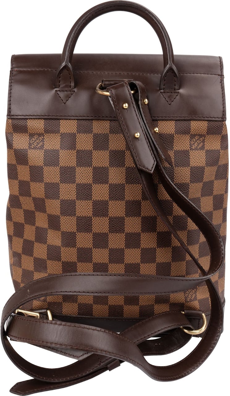 Louis Vuitton Monogram Damier Ebene Soho Centenaire Backpack Bruin