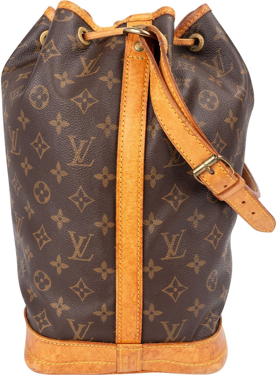 Louis Vuitton Monogram Canvas Sac Noé Grande Shoulder Bag Bruin