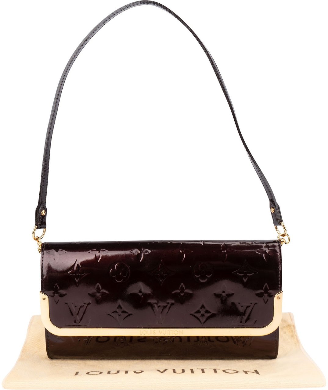 Louis Vuitton Amarante Monogram Vernis Rossmore Shoulder Bag Divers