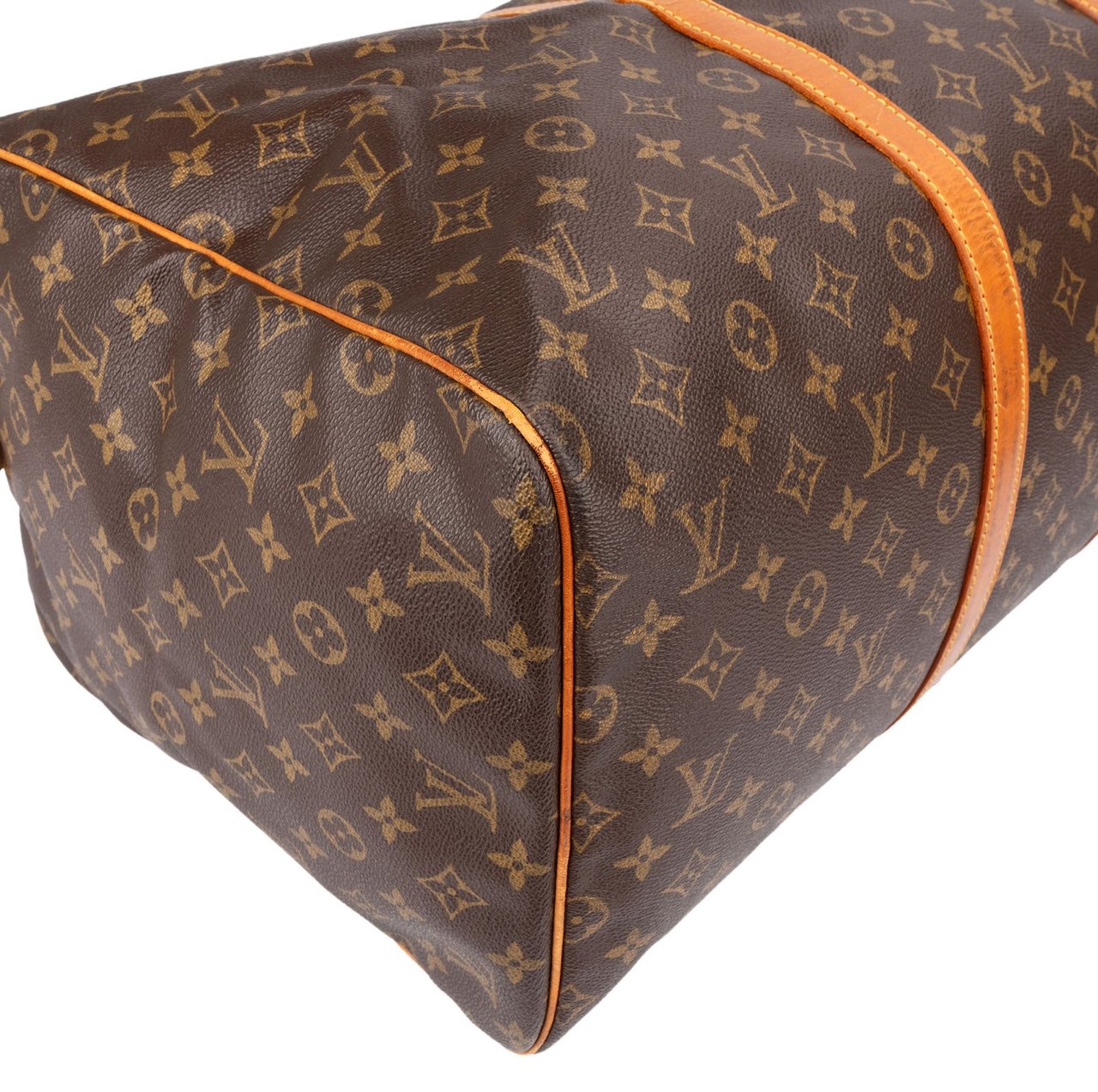Louis Vuitton Monogram Canvas Sac Souple 55 Travel Bag Bruin
