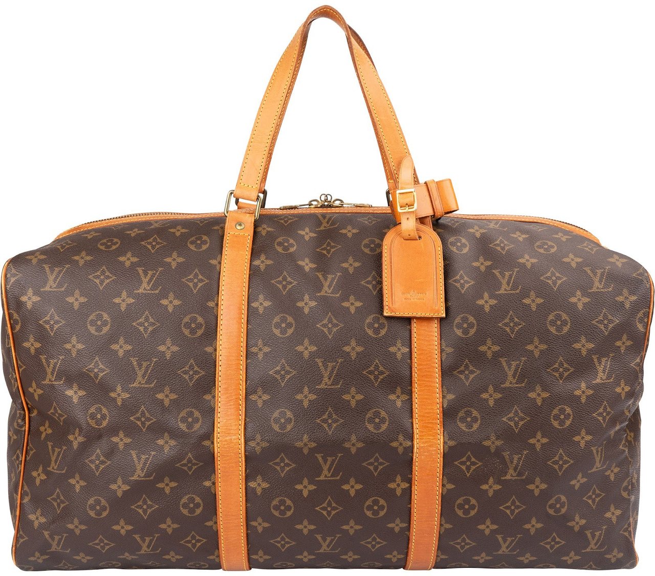 Louis Vuitton Monogram Canvas Sac Souple 55 Travel Bag Bruin