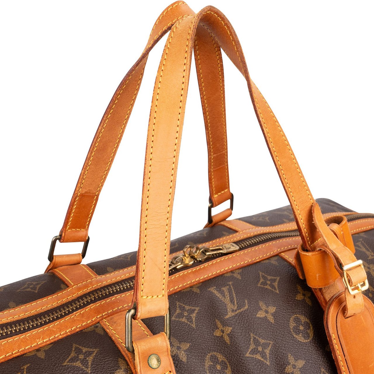 Louis Vuitton Monogram Canvas Sac Souple 55 Travel Bag Bruin
