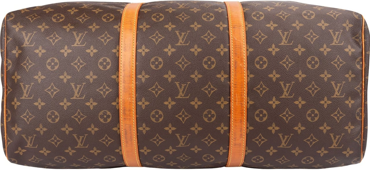 Louis Vuitton Monogram Canvas Sac Souple 55 Travel Bag Bruin