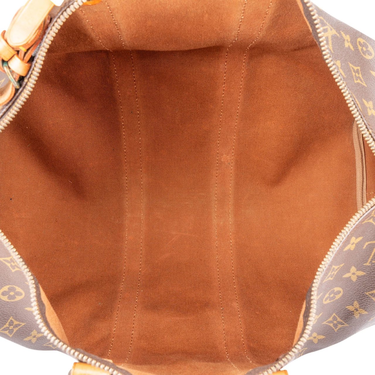 Louis Vuitton Monogram Canvas Keepall 45 Bandoulière Travel Bag Bruin