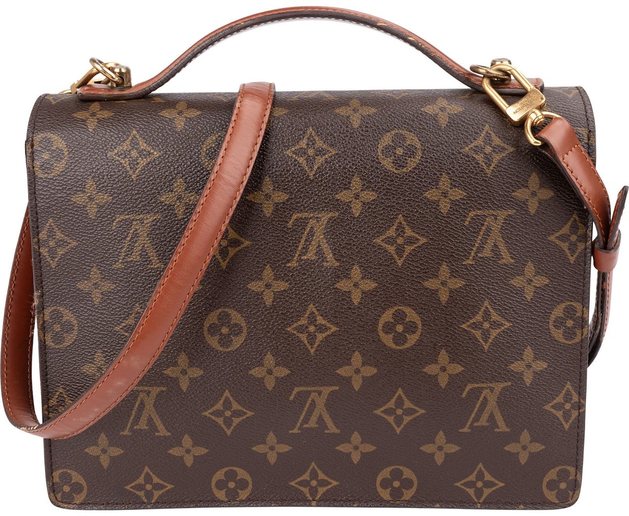 Louis Vuitton Monogram Canvas Monceau Handbag Bruin