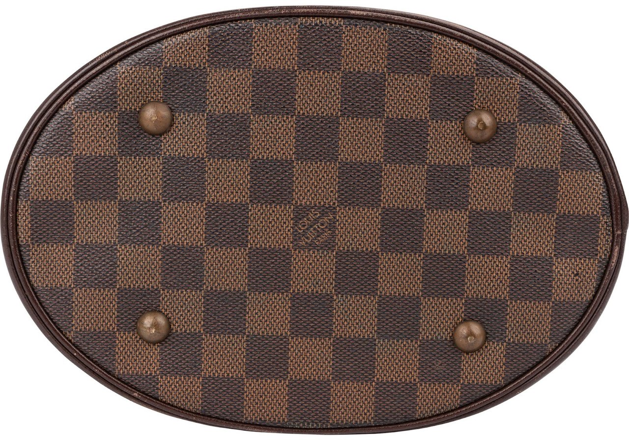 Louis Vuitton Monogram Damier Ebene Marias Bucket PM Shoulder Bag Bruin