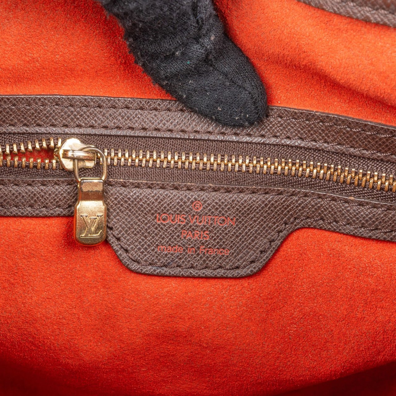 Louis Vuitton Monogram Damier Ebene Marias Bucket PM Shoulder Bag Bruin