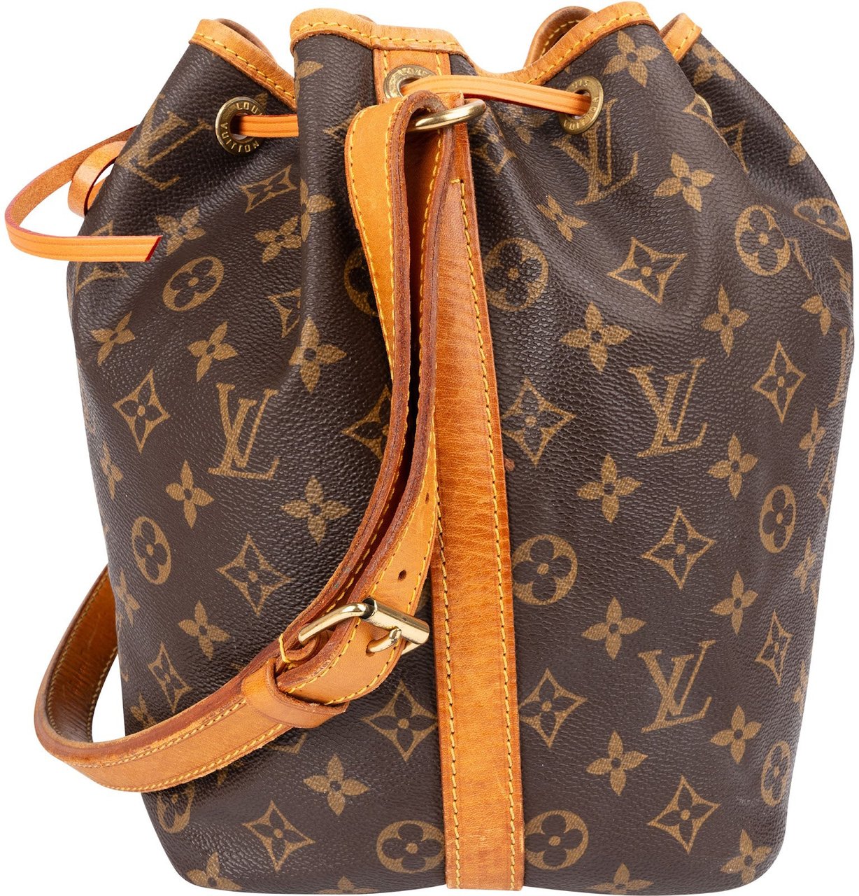 Louis Vuitton Monogram Canvas Sac Noé Petit Shoulder Bag Bruin