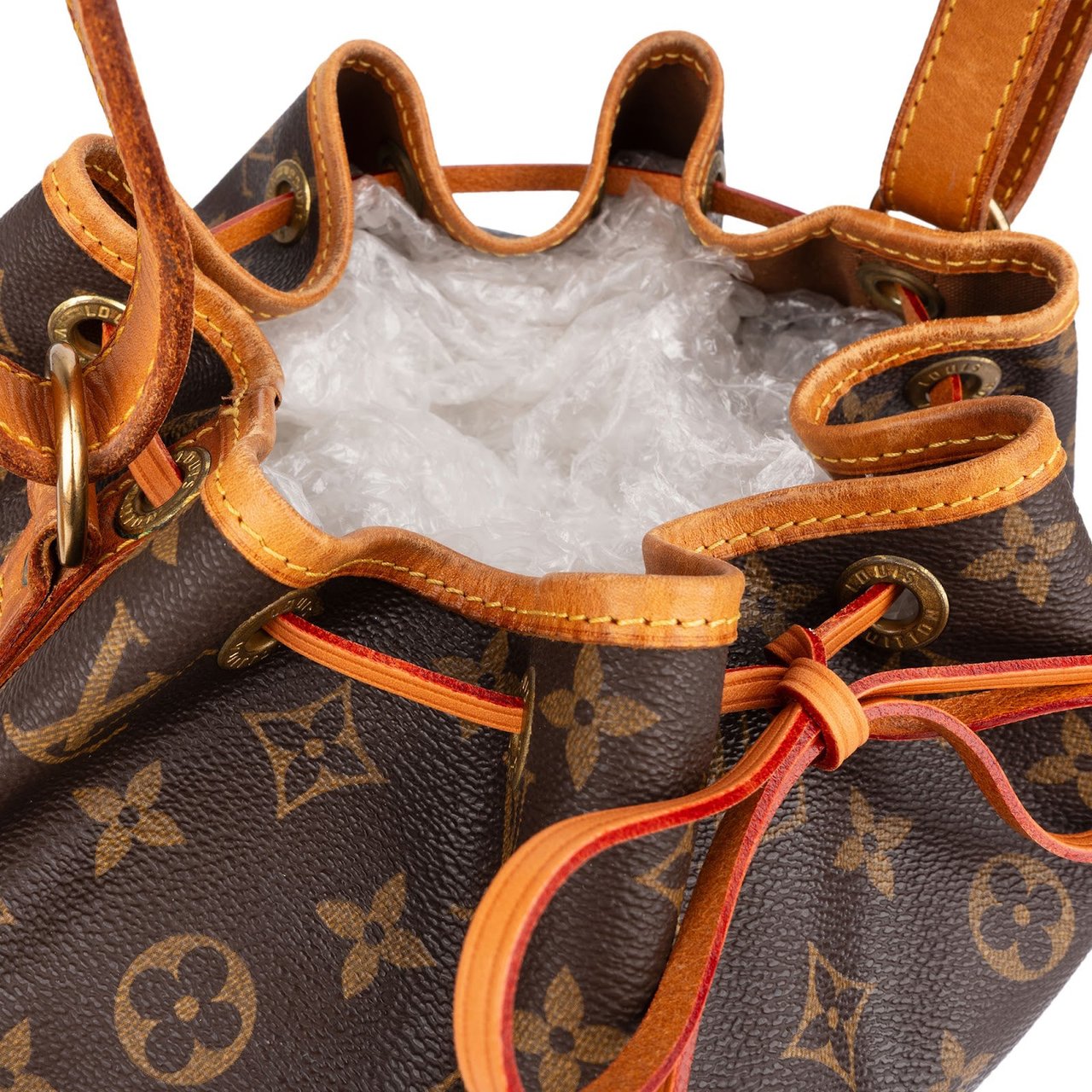 Louis Vuitton Monogram Canvas Sac Noé Petit Shoulder Bag Bruin