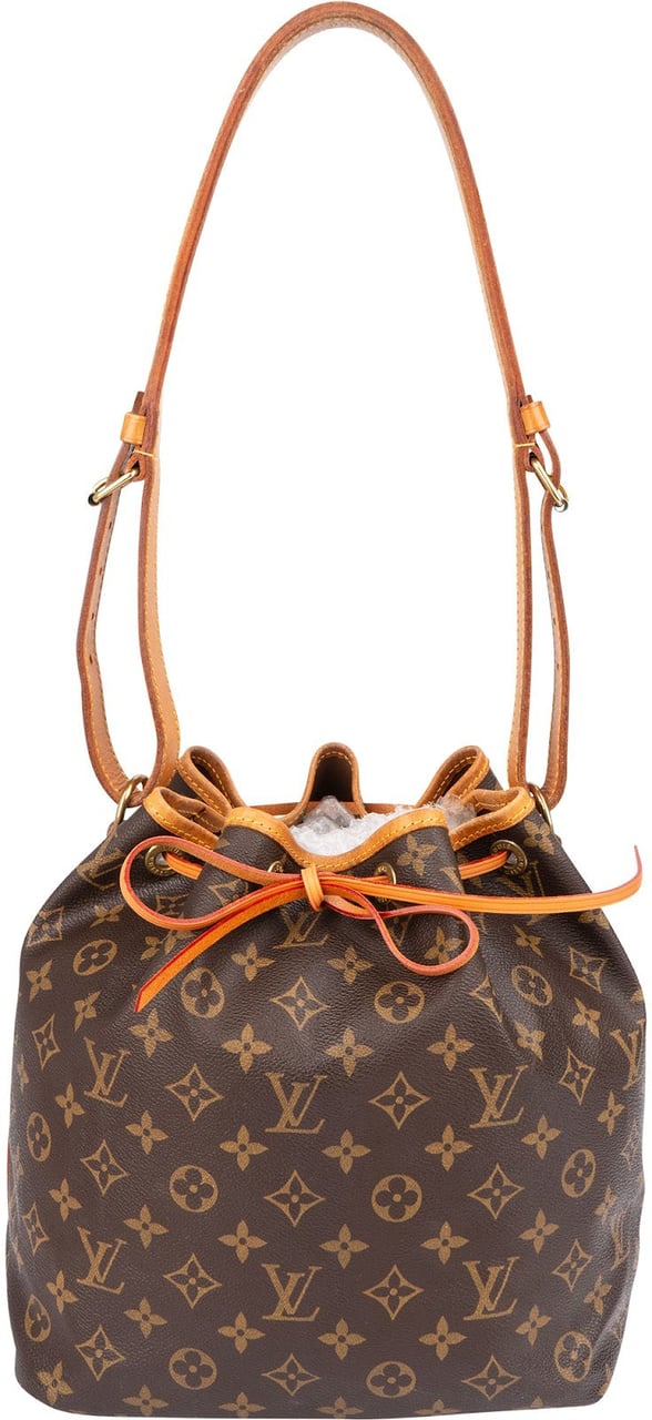 Louis Vuitton Monogram Canvas Sac Noé Petit Shoulder Bag Bruin
