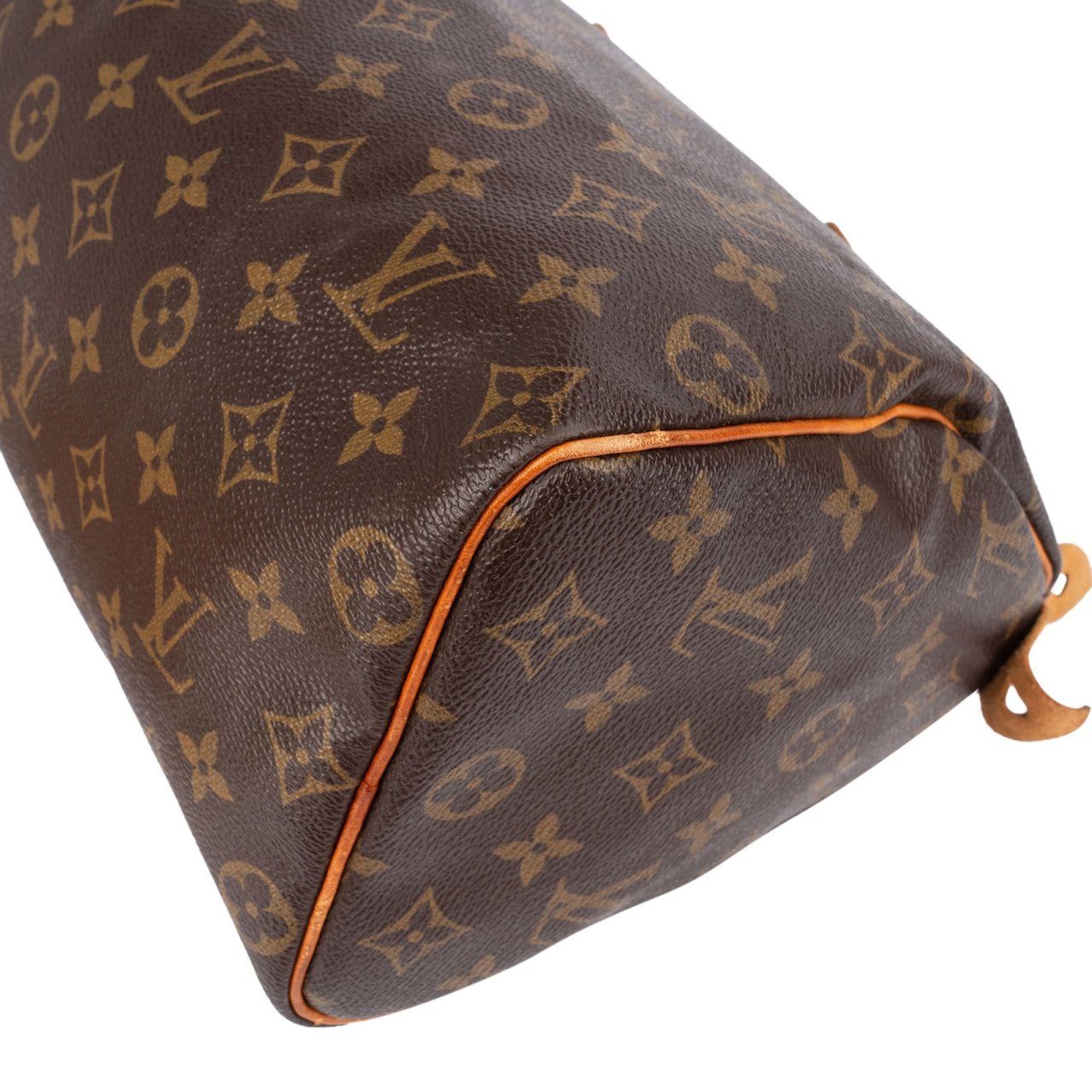 Louis Vuitton Monogram Canvas Speedy 25 Handbag Bruin