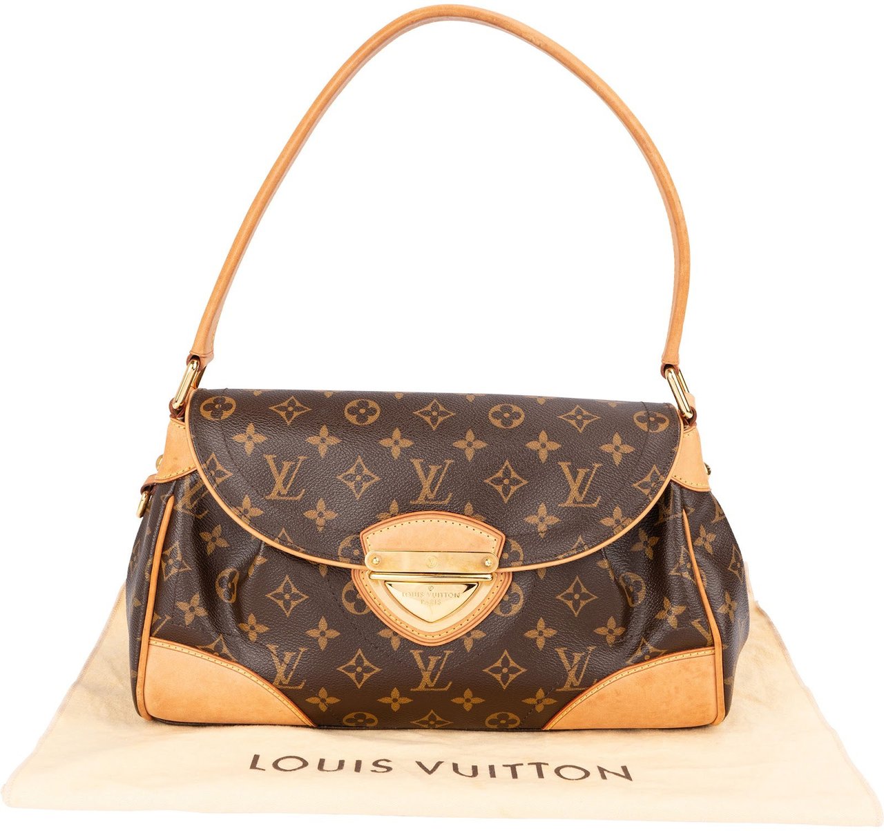 Louis Vuitton Monogram Canvas Beverly MM Shoulder Bag Bruin