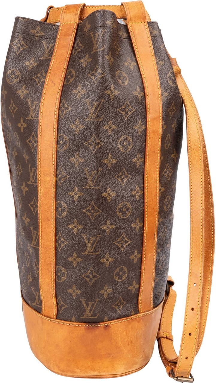 Louis Vuitton Monogram Canvas 001 Randonnee GM Backpack Shoulder Bag Bruin