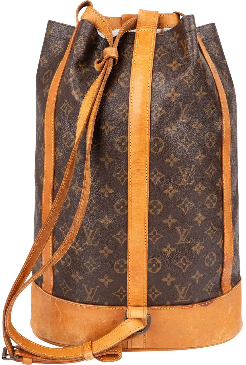 Louis Vuitton Monogram Canvas 001 Randonnee GM Backpack Shoulder Bag Bruin
