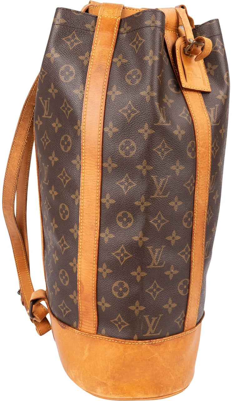 Louis Vuitton Monogram Canvas 001 Randonnee GM Backpack Shoulder Bag Bruin