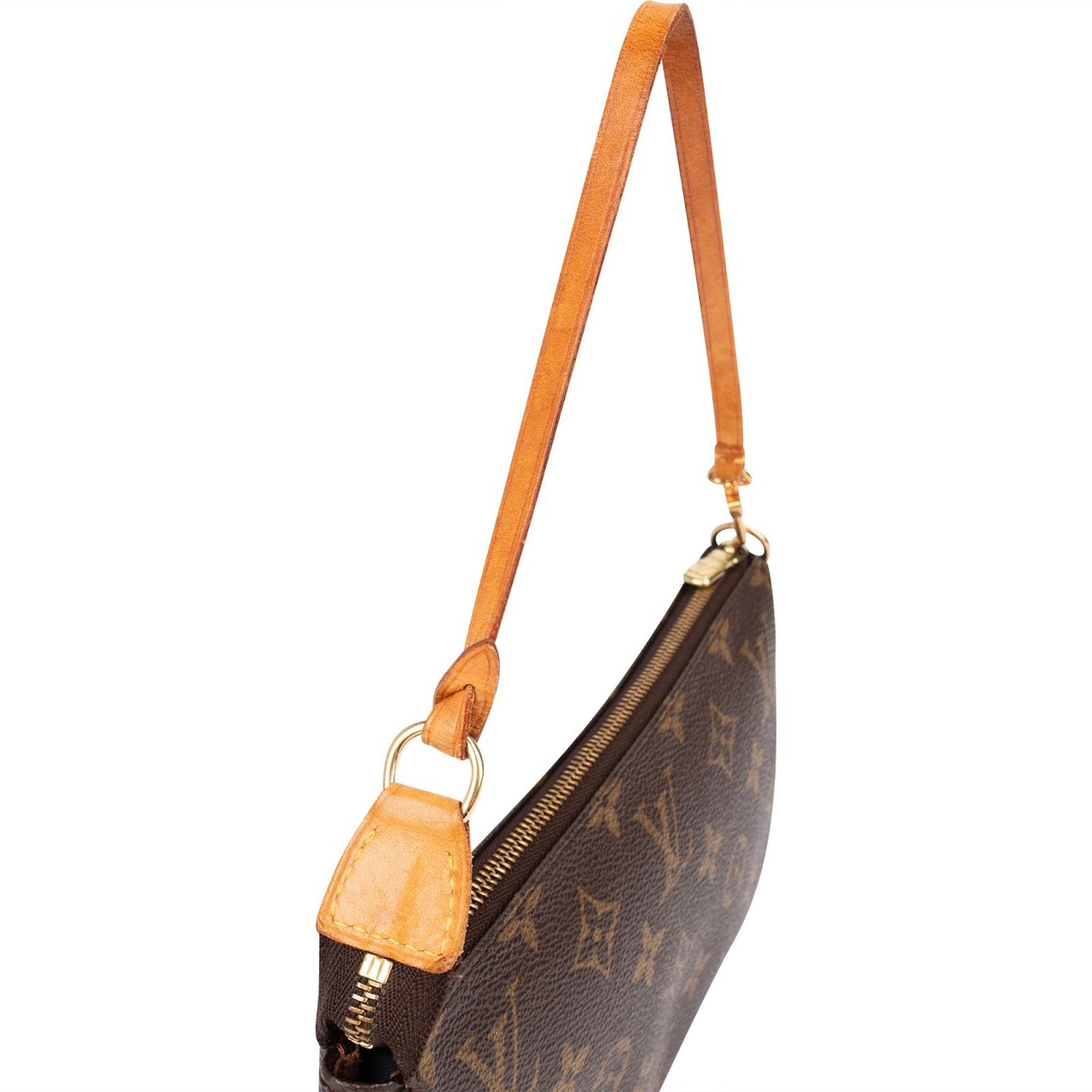 Louis Vuitton Monogram Canvas Pochette Accessoires Handbag Bruin