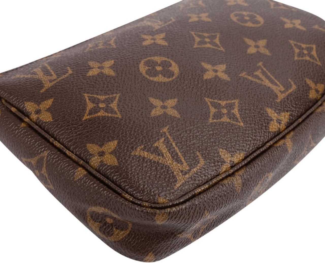 Louis Vuitton Monogram Canvas Pochette Accessoires Handbag Bruin