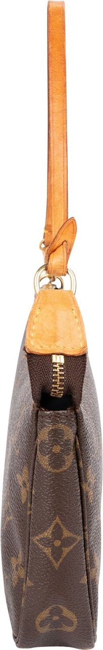 Louis Vuitton Monogram Canvas Pochette Accessoires Handbag Bruin