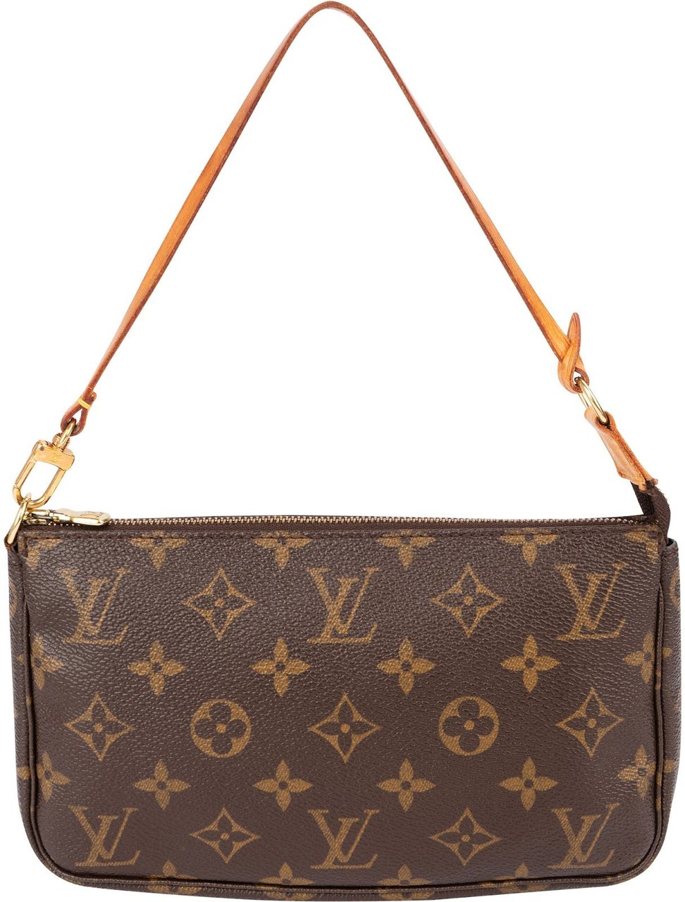 Louis Vuitton Monogram Canvas Pochette Accessoires Handbag Bruin