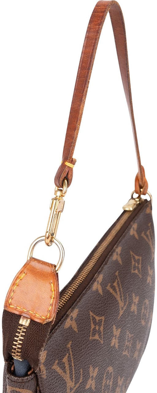 Louis Vuitton Monogram Canvas Pochette Accessoires Handbag Bruin