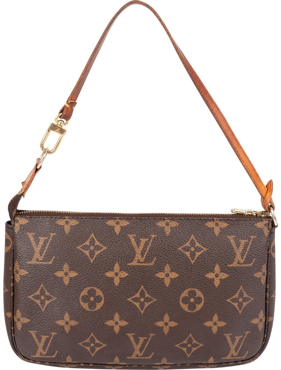 Louis Vuitton Monogram Canvas Pochette Accessoires Handbag Bruin