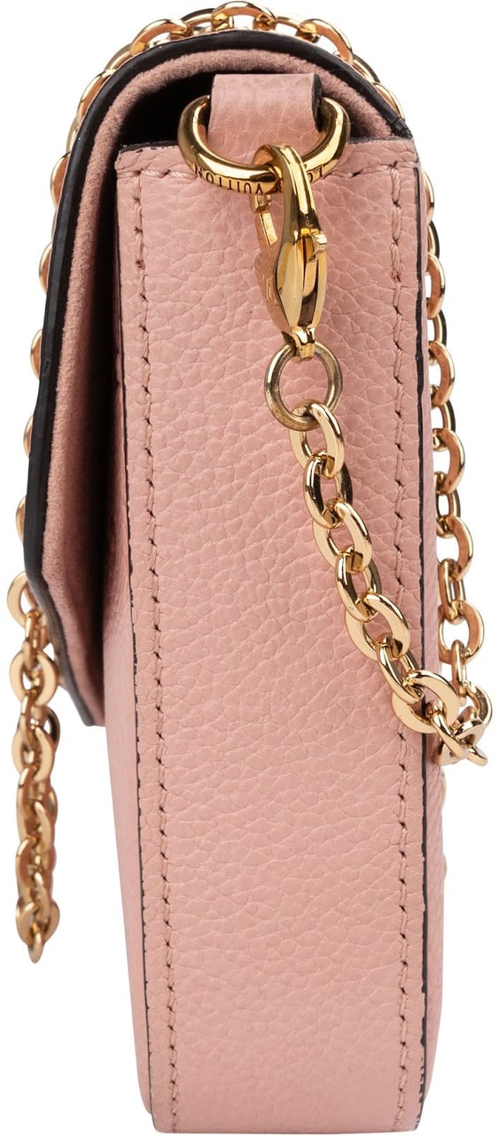 Louis Vuitton Monogram Empreinte Leather Félicie Pochette Crossbody Bag Rood