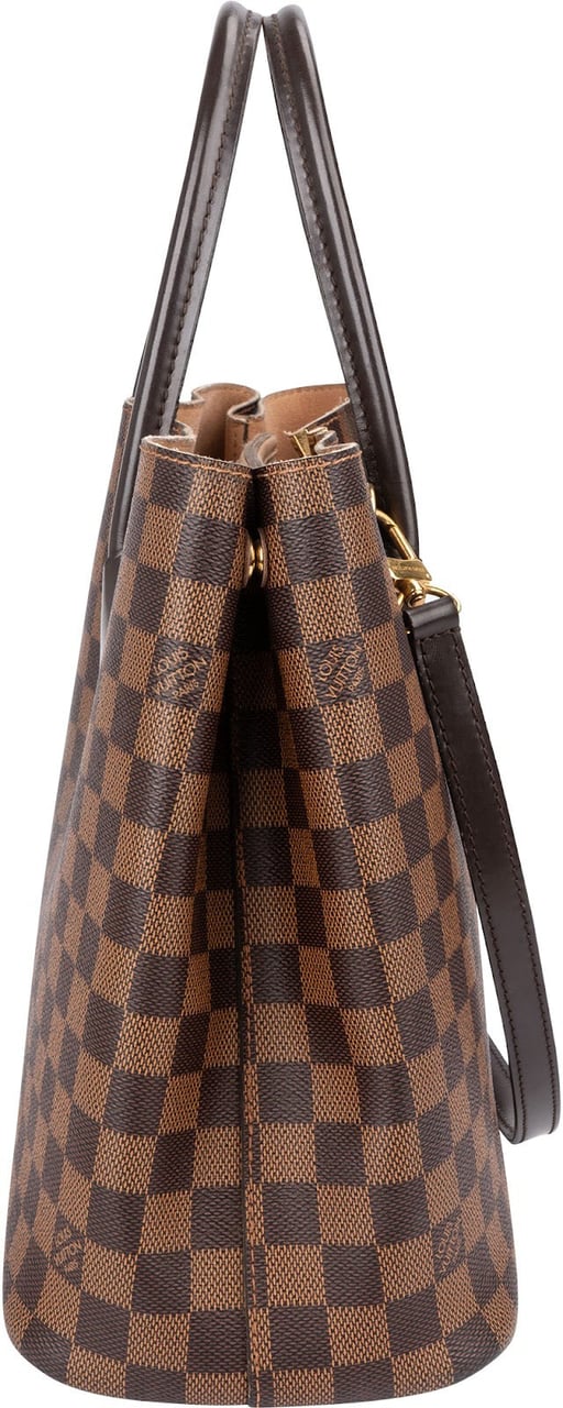Louis Vuitton Monogram Damier Ebene Kensington Handbag Bruin