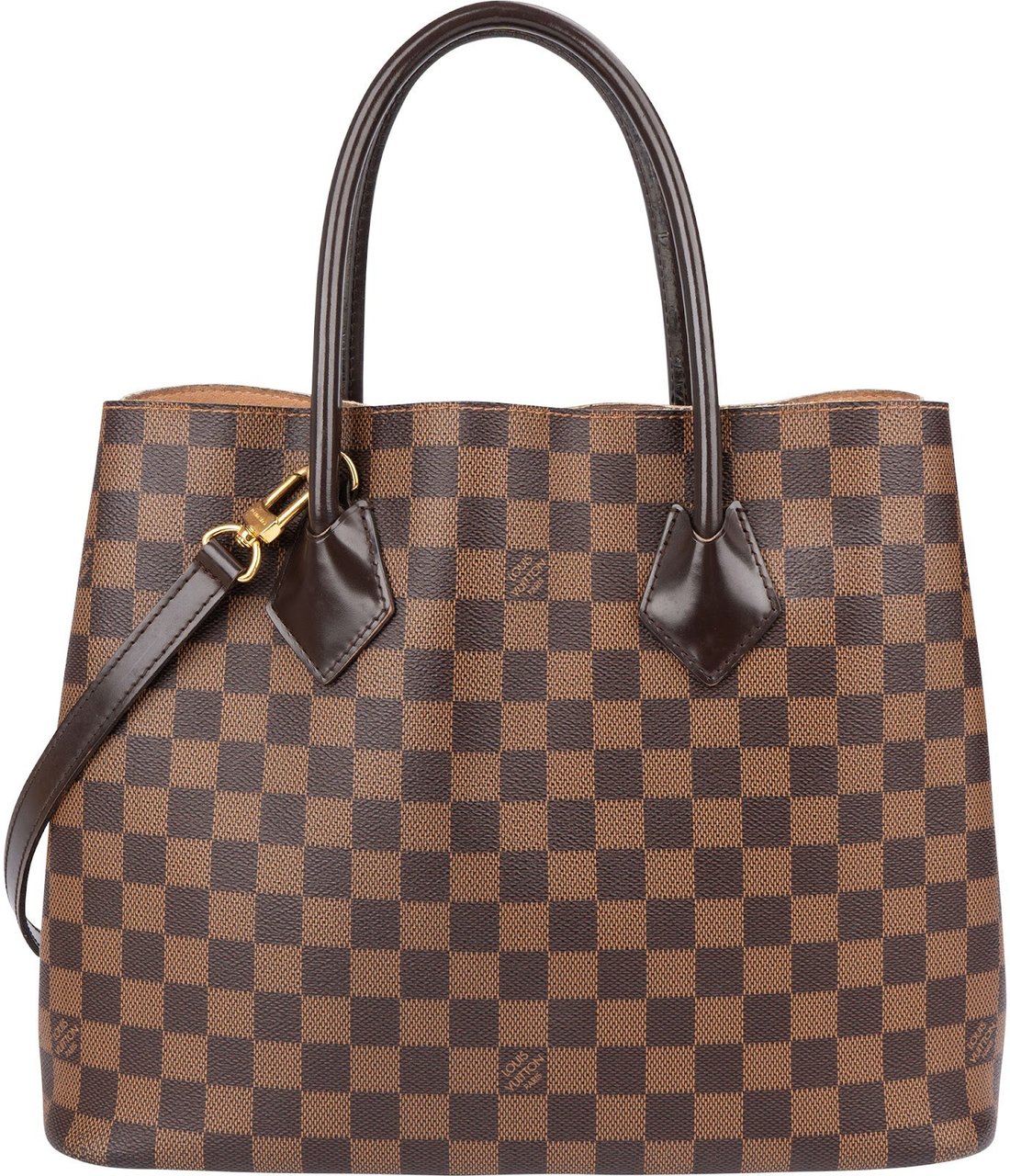Louis Vuitton Monogram Damier Ebene Kensington Handbag Bruin