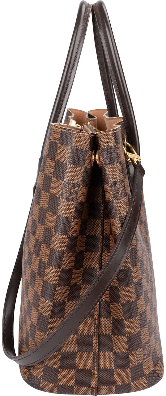 Louis Vuitton Monogram Damier Ebene Kensington Handbag Bruin