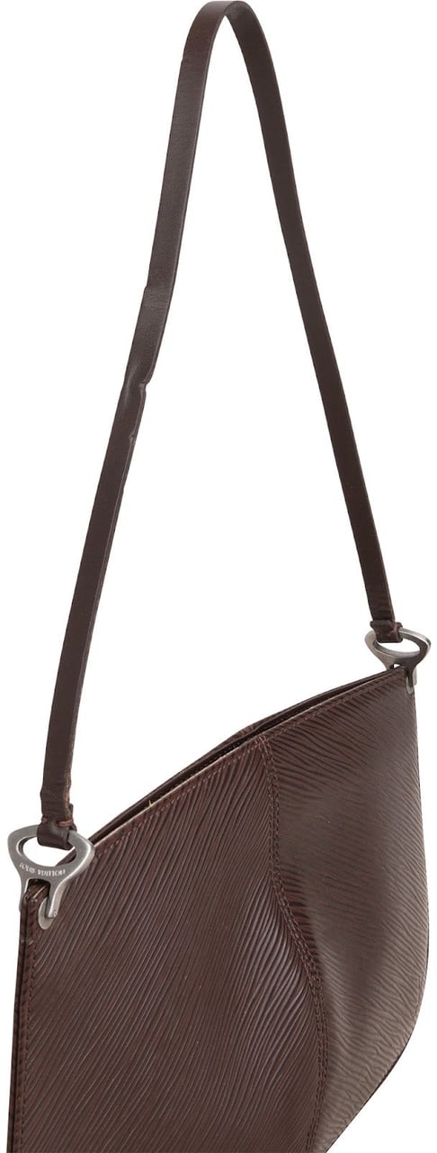 Louis Vuitton Brun Epi Leather Demi Lune Shoulder Bag Bruin