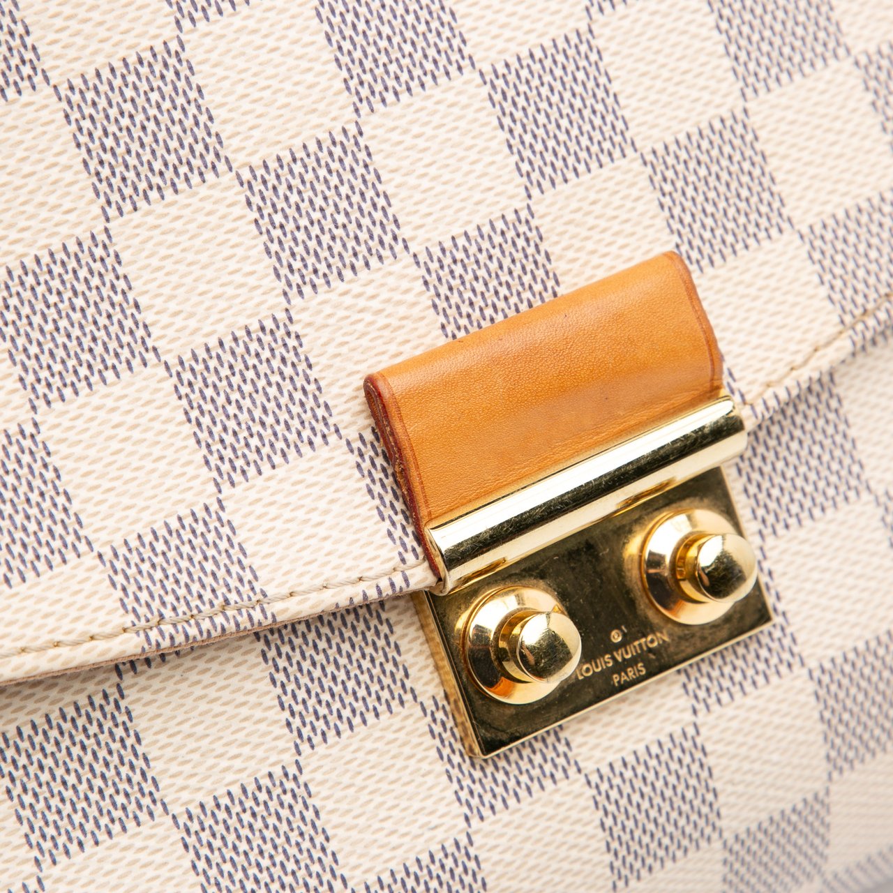 Louis Vuitton Damier Azur Croisette Wit