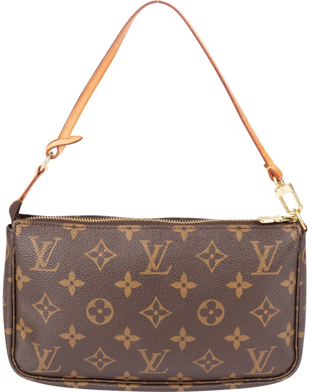 Louis Vuitton Louis Vuitton Canvas Monogram Pochette Accessoire Handbag Bruin