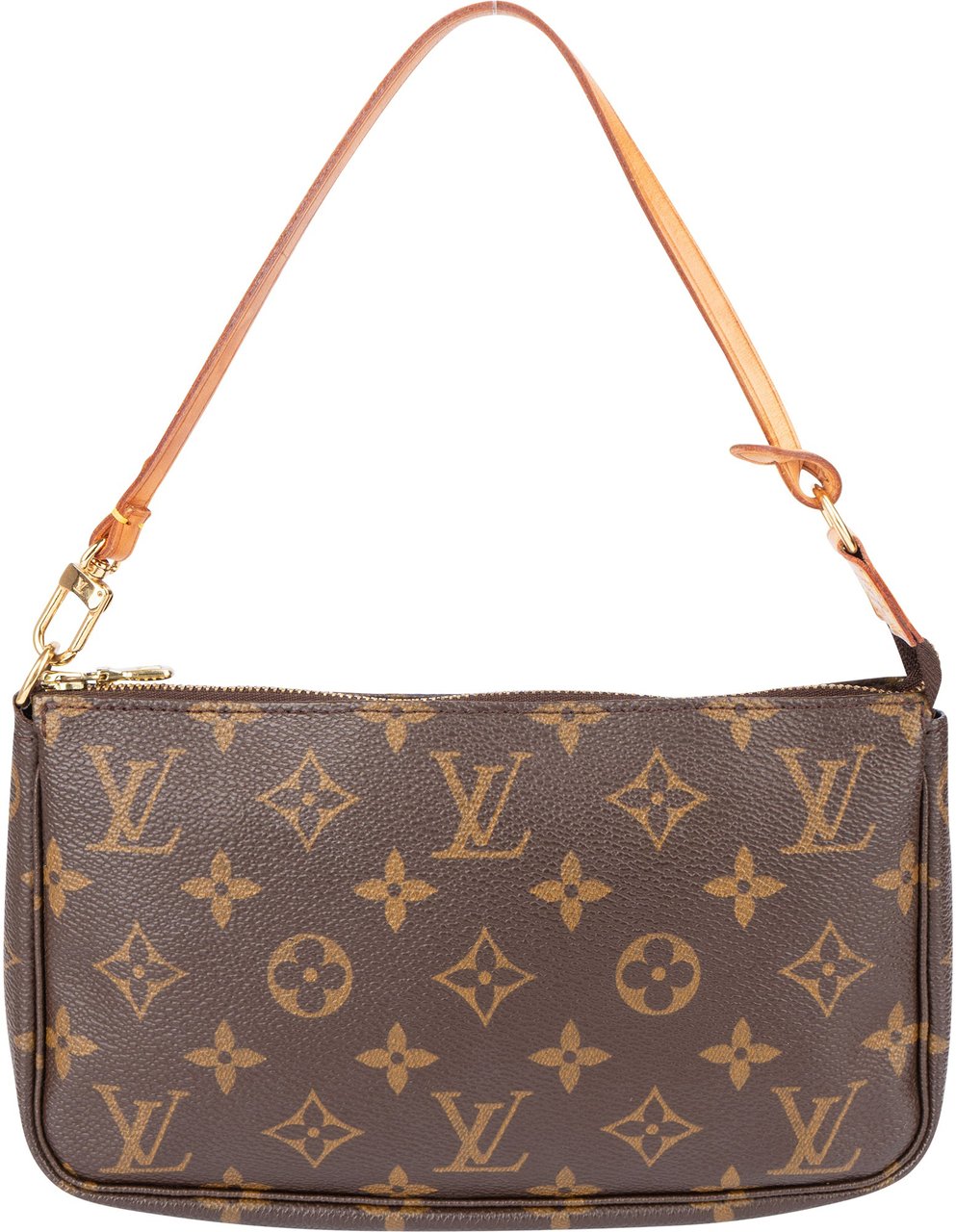 Louis Vuitton Louis Vuitton Canvas Monogram Pochette Accessoire Handbag Bruin