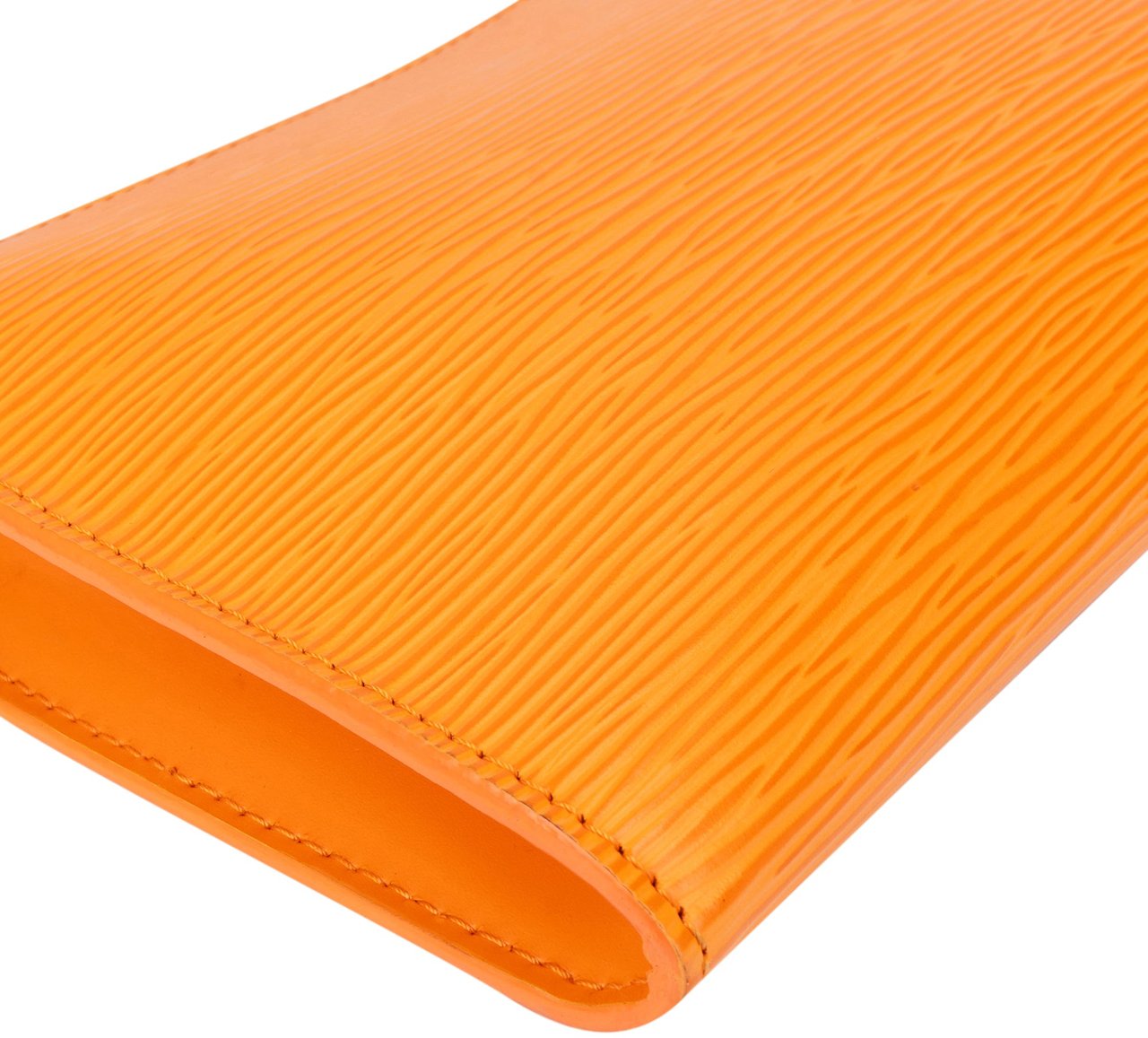 Louis Vuitton Orange Epi Leather Pochette Accessoire Handbag Oranje