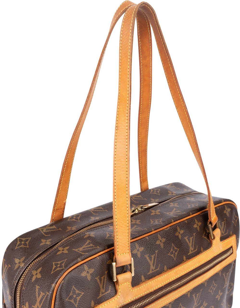 Louis Vuitton Louis Vuitton Canvas Monogram Cite GM Shoulder Bag Bruin