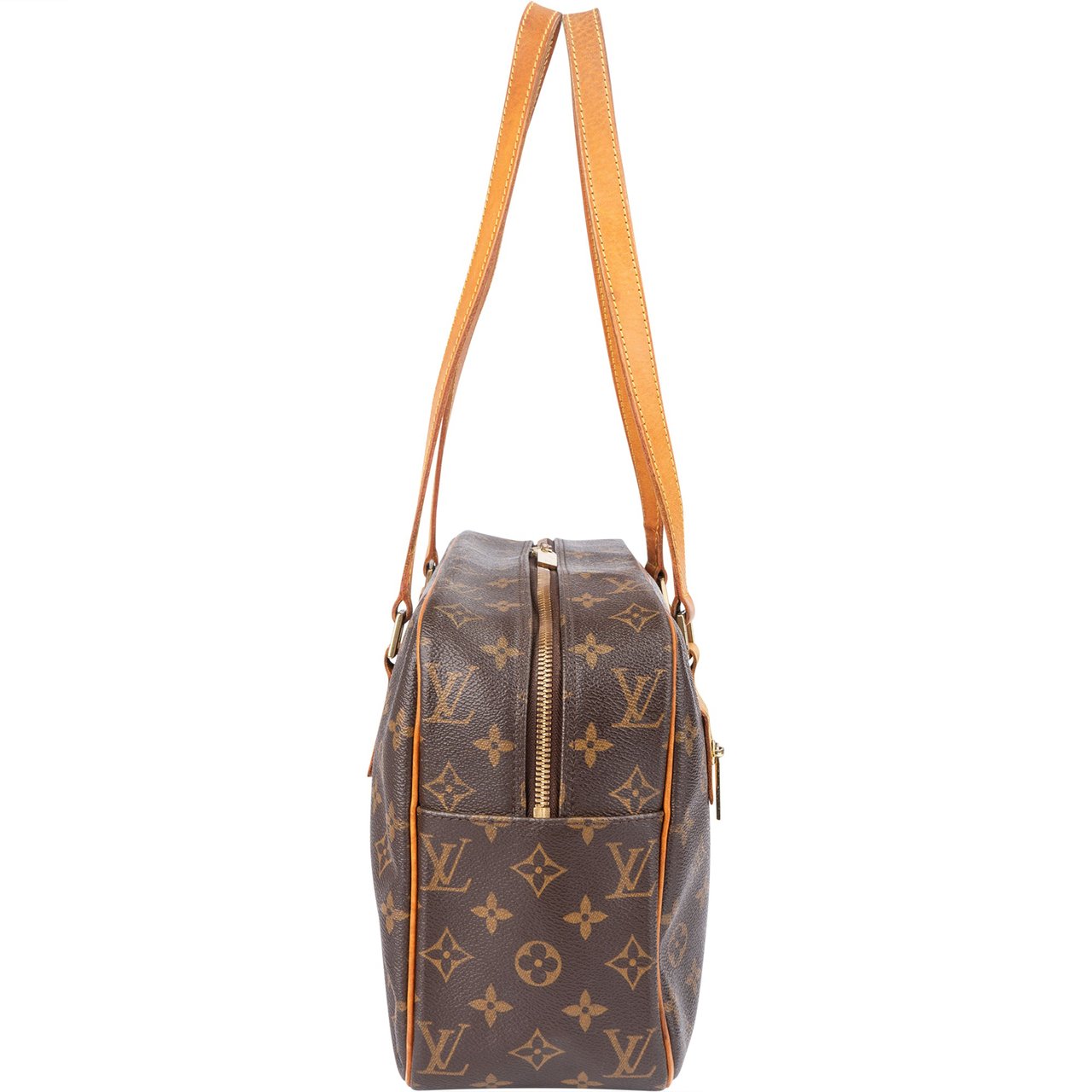 Louis Vuitton Louis Vuitton Canvas Monogram Cite GM Shoulder Bag Bruin