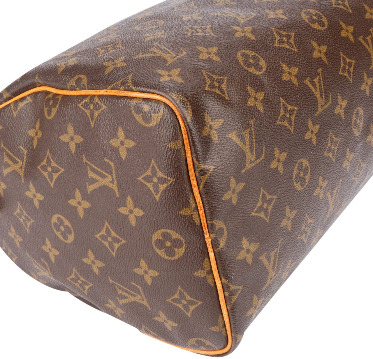 Louis Vuitton Louis Vuitton Canvas Monogram Speedy 30 Handbag Bruin