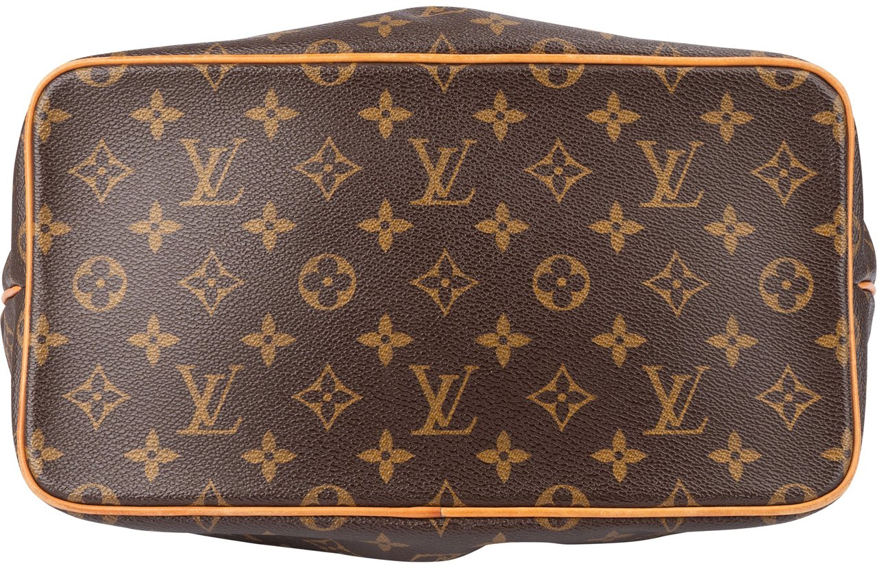 Louis Vuitton Louis Vuitton Canvas Monogram Palermo PM Handbag Bruin