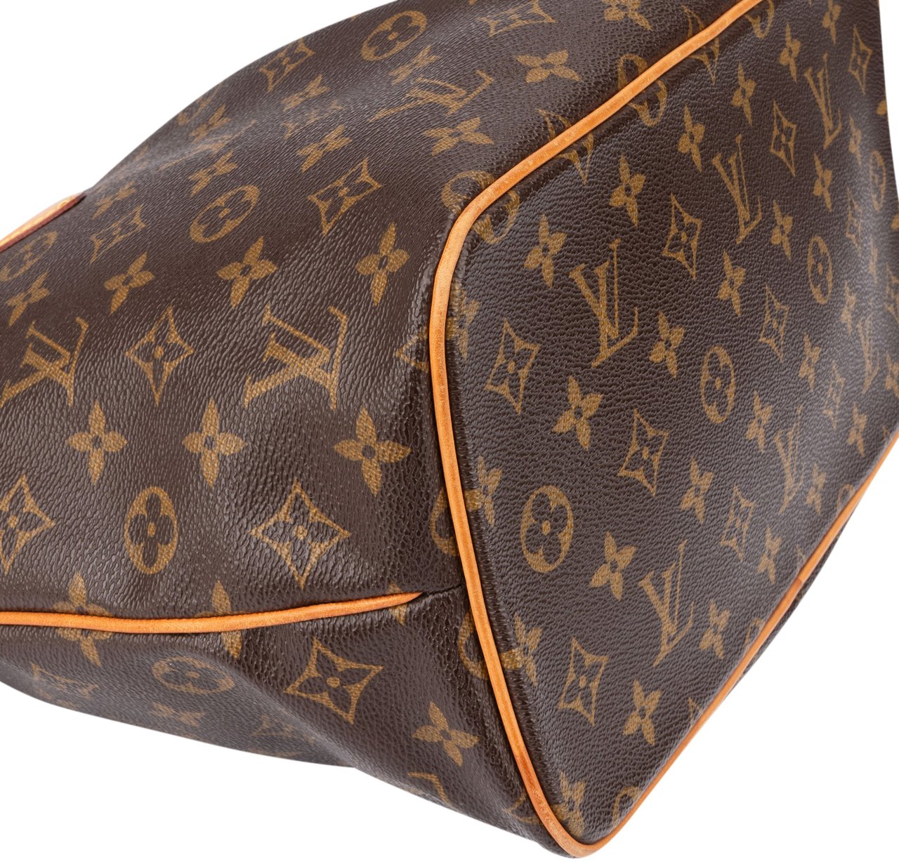 Louis Vuitton Louis Vuitton Canvas Monogram Palermo PM Handbag Bruin