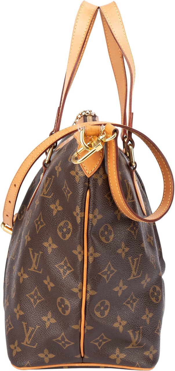 Louis Vuitton Louis Vuitton Canvas Monogram Palermo PM Handbag Bruin