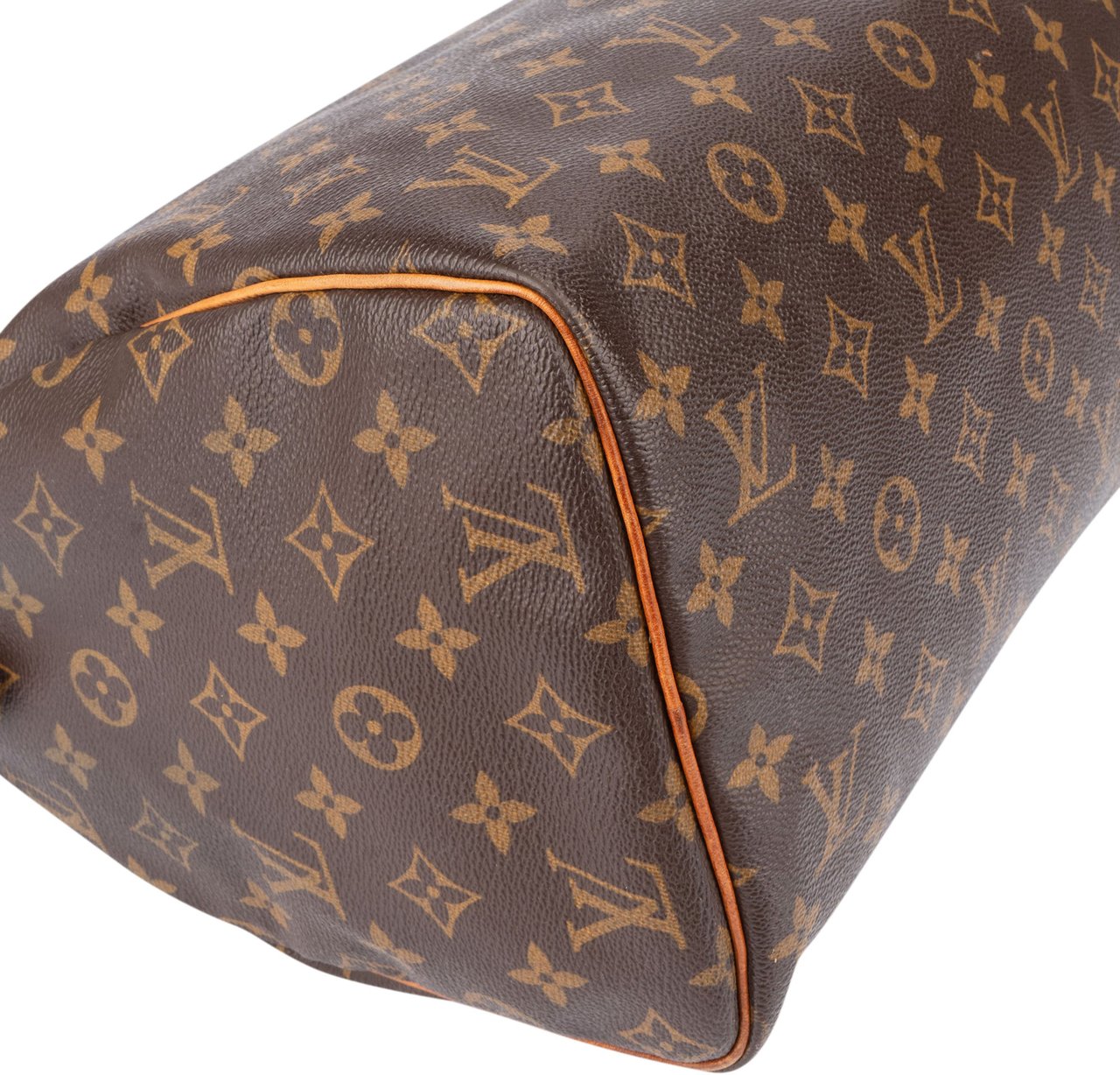 Louis Vuitton Louis Vuitton Canvas Monogram Speedy 30 Handbag Bruin