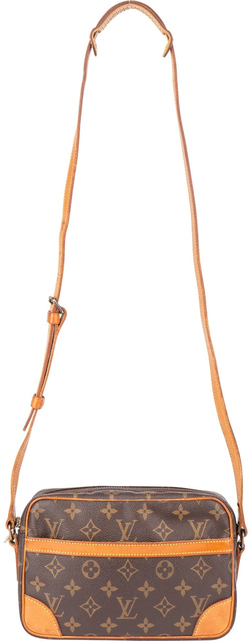 Louis Vuitton Louis Vuitton Canvas Monogram Trocadero 23 Crossbody Bag Bruin
