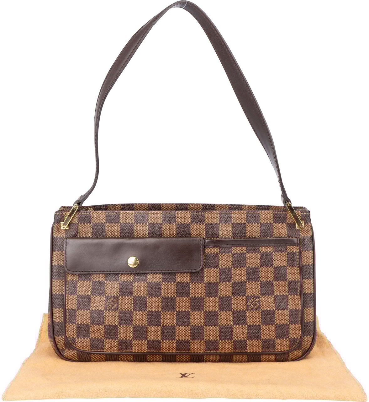 Louis Vuitton Louis Vuitton Damier Ebene Monogram Aubagne Shouder Bag Bruin