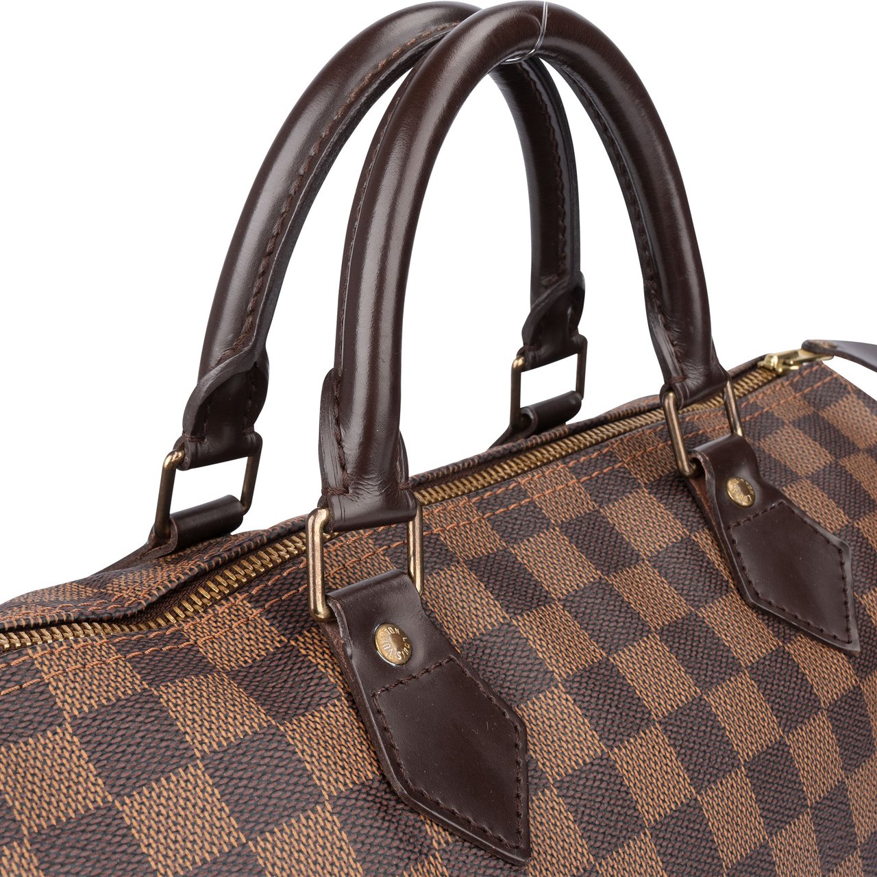 Louis Vuitton Louis Vuitton Damier Ebene Monogram Speedy 30 Handbag Bruin