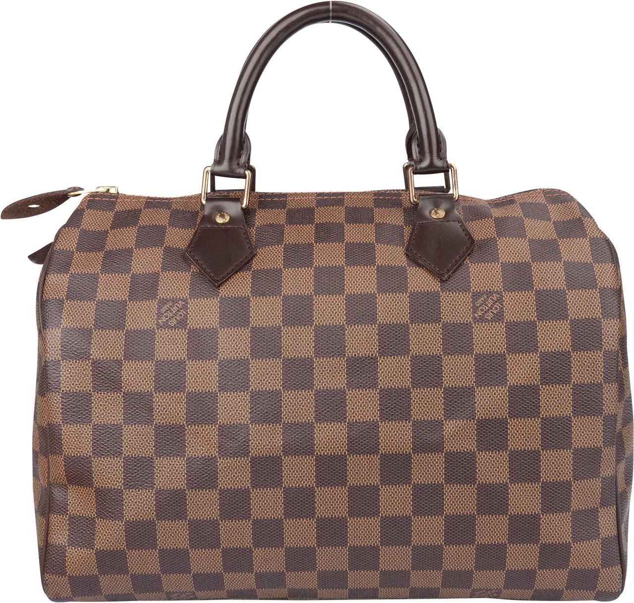 Louis Vuitton Louis Vuitton Damier Ebene Monogram Speedy 30 Handbag Bruin