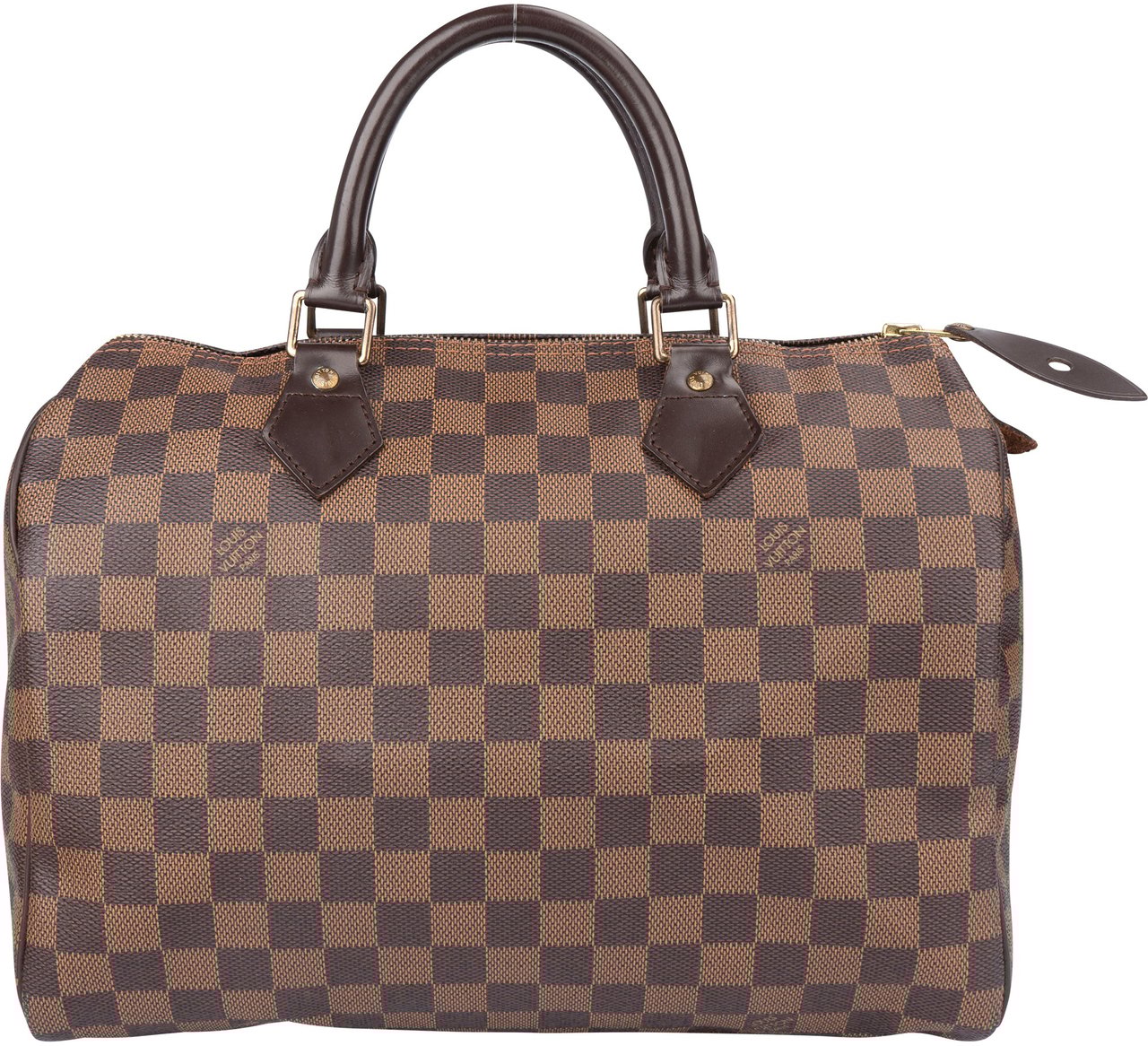 Louis Vuitton Louis Vuitton Damier Ebene Monogram Speedy 30 Handbag Bruin