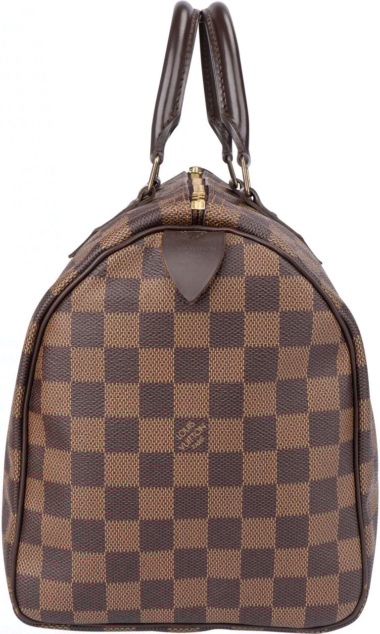 Louis Vuitton Louis Vuitton Damier Ebene Monogram Speedy 30 Handbag Bruin