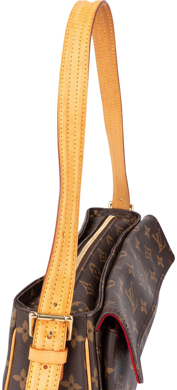 Louis Vuitton Louis Vuitton Canvas Monogram Viva Cite MM Shoulder Bag Bruin