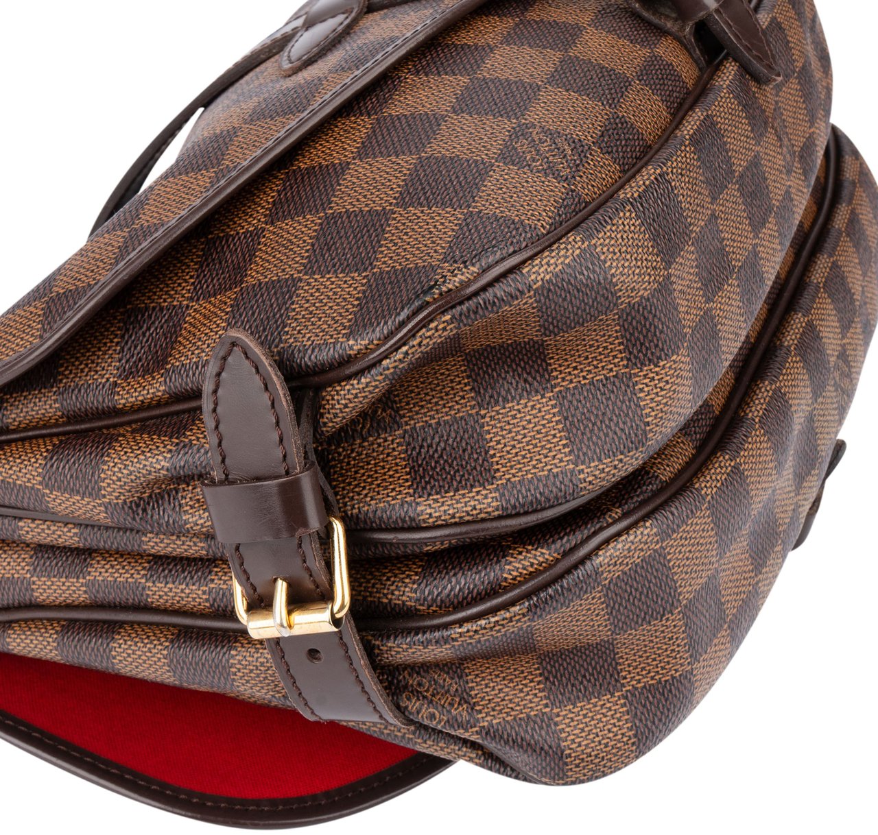 Louis Vuitton Louis Vuitton Damier Ebene Monogram Saumur 30 Crossbody Bag Bruin