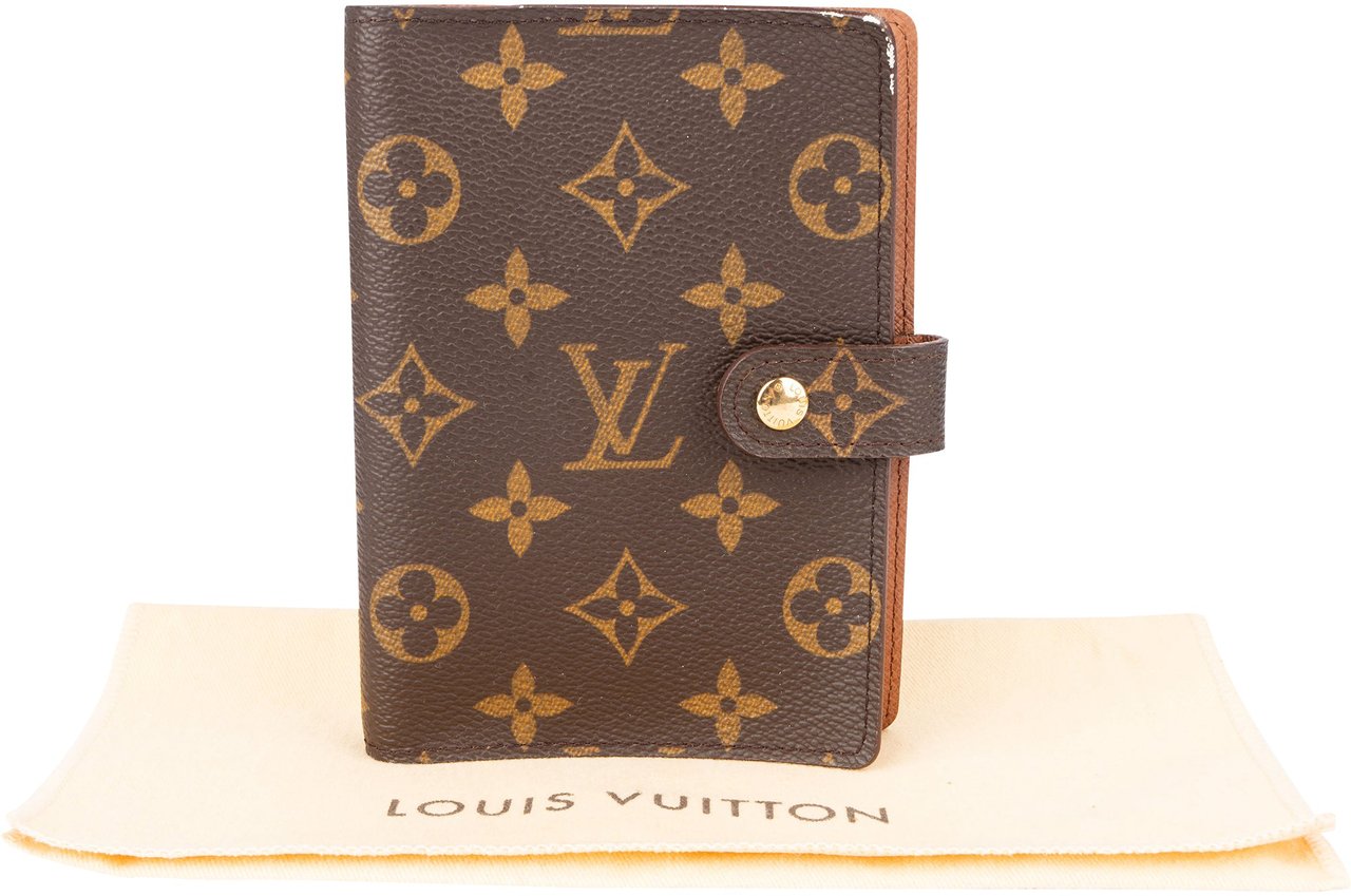 Louis Vuitton Louis Vuitton Canvas Monogram Agenda PM Bruin